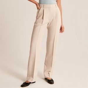 ABERCROMBIE & FITCH | NWT Tailored Relaxed Straight Pant Size 33 / 16R